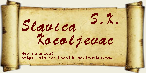 Slavica Kocoljevac vizit kartica